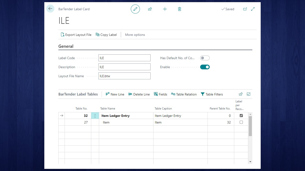 Snapshot 3 of BarTender Integration