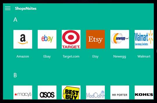 ShopsNsites - USA screenshot 1