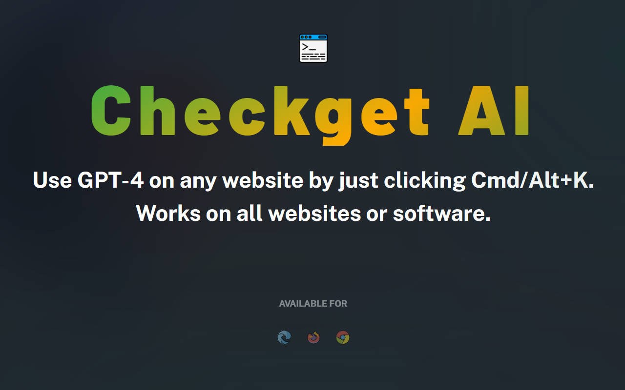 Checkget AI - Smart Assistant for ChatGPT