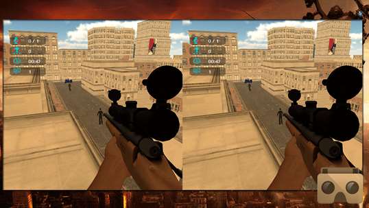 SWAT City Sniper Combat VR screenshot 4