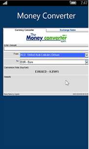 Money Converter App screenshot 1