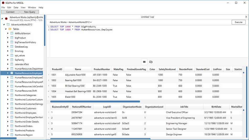 SQLPro for MSSQL (Windows) Av: Hankinsoft Development Inc