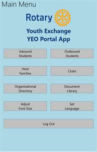 Rotary YEO Portal screenshot 1