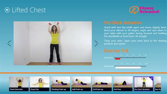 Upper Body Exercises screenshot 4