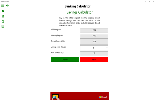 Banking Calculator screenshot 4
