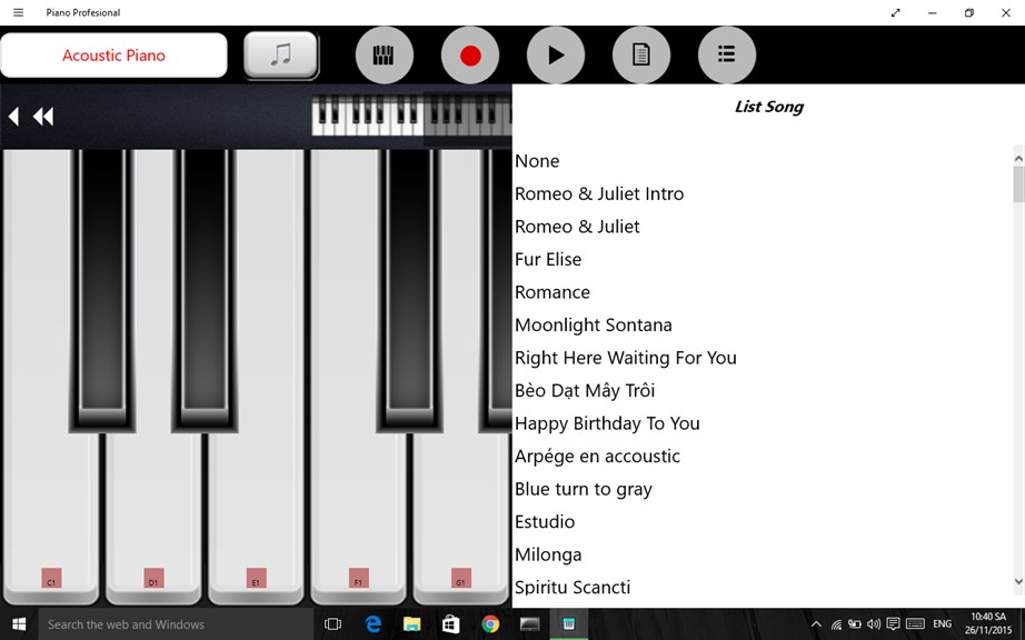 Virtual Piano - Microsoft Apps