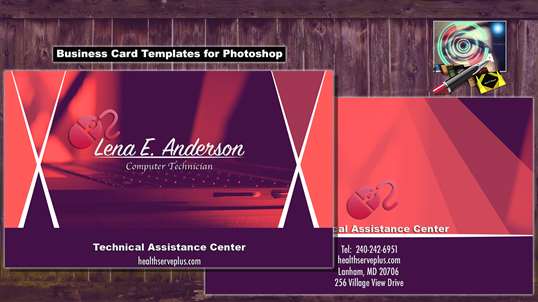 Business Cards - Templates for Photoshop screenshot 1