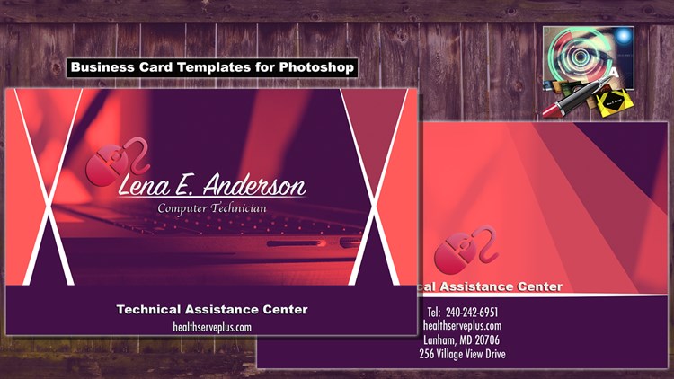 Business Cards - Templates for Photoshop - PC - (Windows)