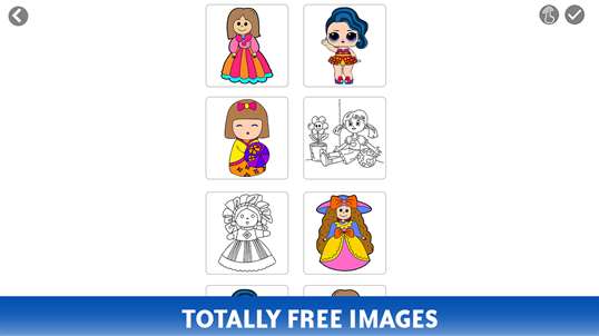 Dolls Color by Number - Coloring Book Pages screenshot 5