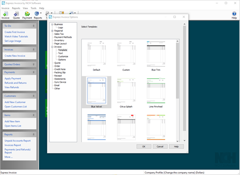 Express Invoice Screenshots 2