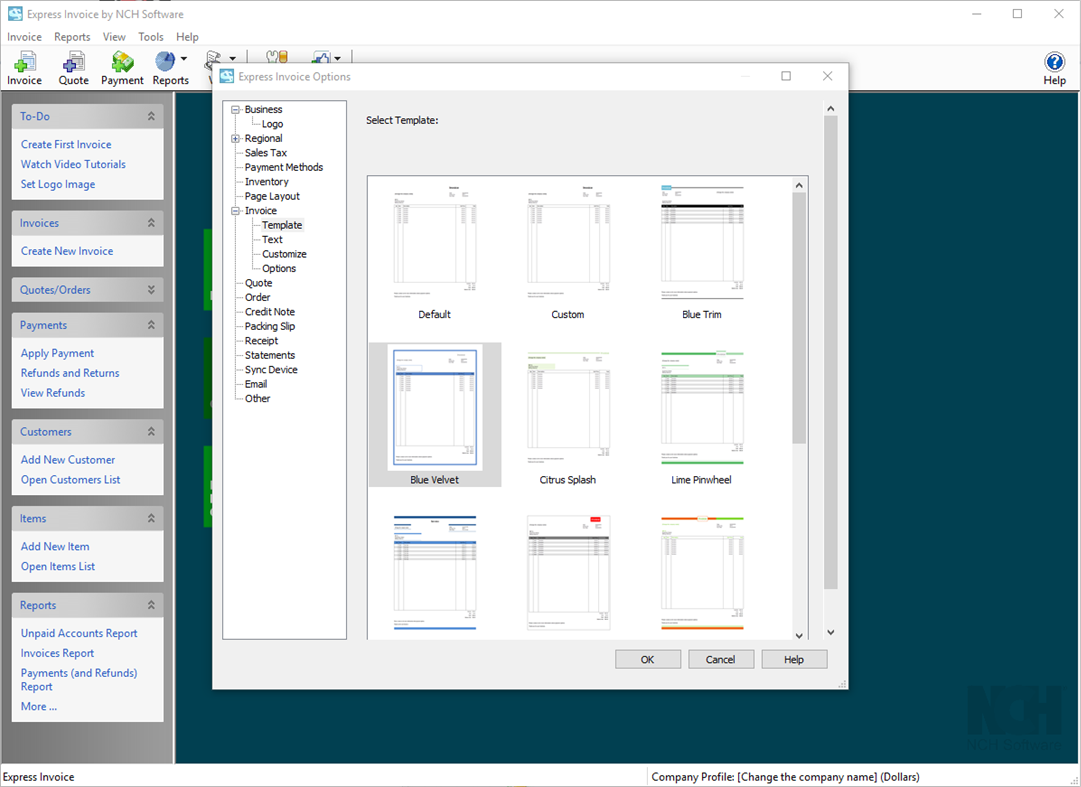 #2. Express Invoice (Windows) 由: NCH Software