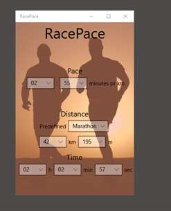RacePace screenshot 1