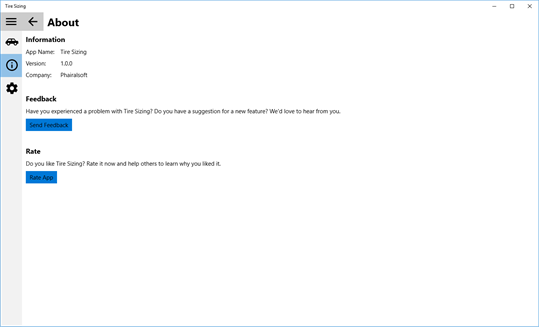 Tire Sizing screenshot 1