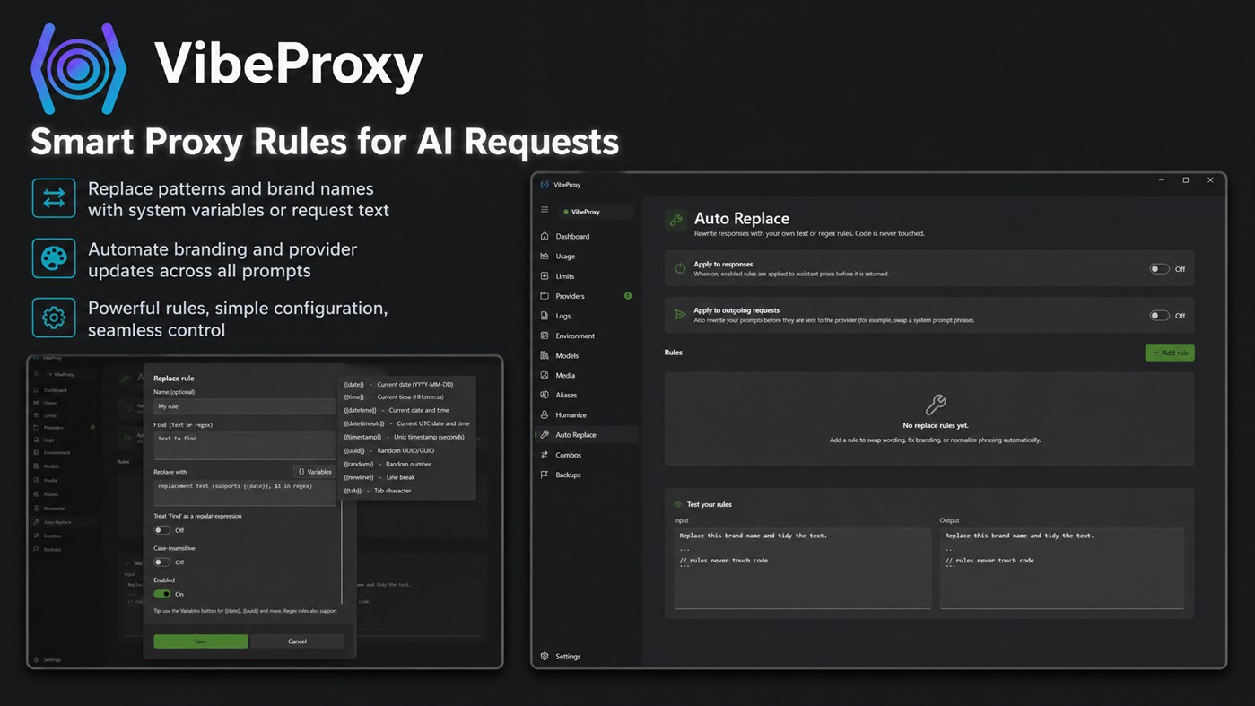 #2. VibeProxy (Windows) Av: Aʀtʋʀ Cʀɘțʋ