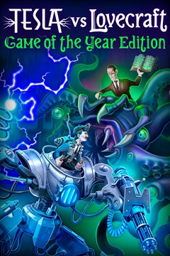 Cover poster for Tesla vs Lovecraft Game of the Year Edition