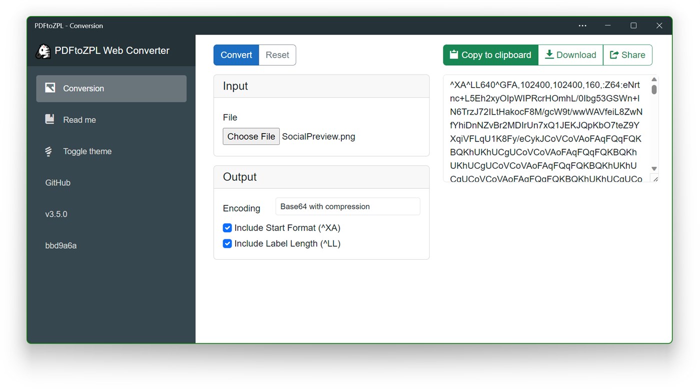 #1. PDFtoZPL (Windows) 由: David Sungaila