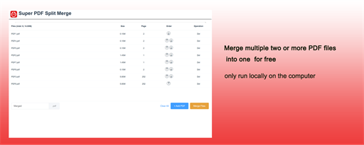 Super PDF Split Merge marquee promo image
