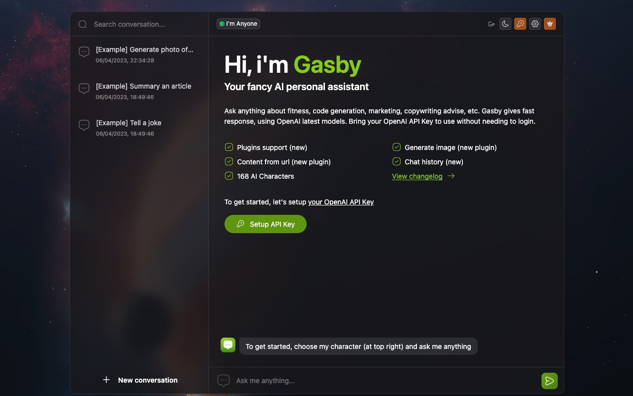 Gasby - A better, fancy ChatGPT UI