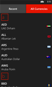 Currency Rates screenshot 3