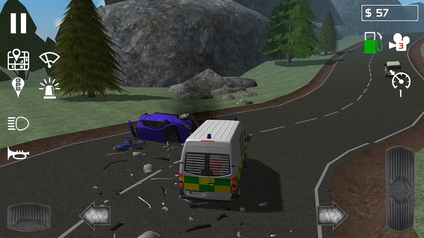 #4. Emergency Ambulance Simulator (Windows) Bởi: SkisoSoft