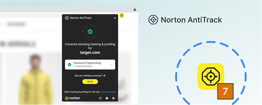 Norton AntiTrack marquee promo image