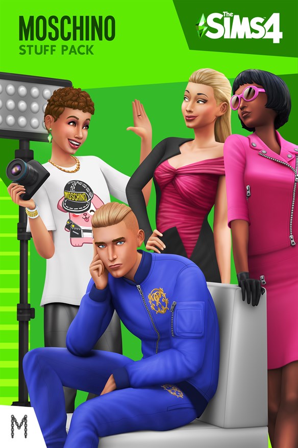 The Sims 4 Moschino Stuff Pack Xbox Series X|S and Xbox One cover art