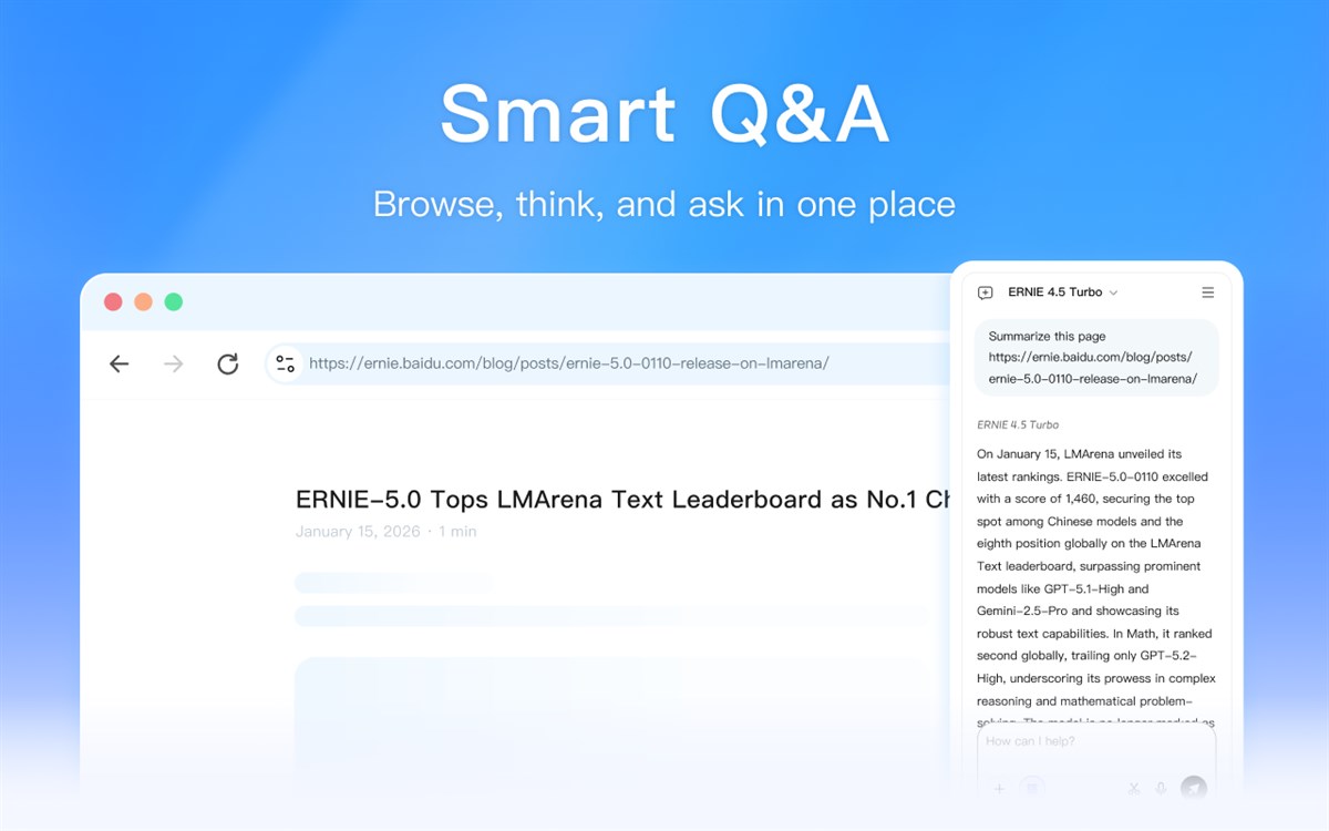 ERNIE AI Browser Assistant