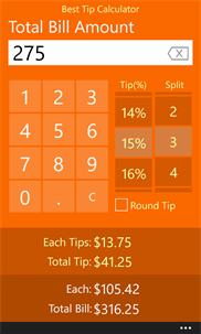 Best Tip Calculator screenshot 1