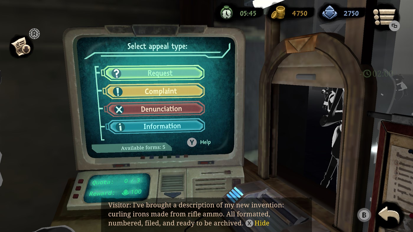 #5. Beholder 2 (Xbox) Ved: E-Home Entertainment Development Co., Ltd