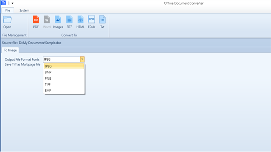 Offline Document Converter screenshot 2