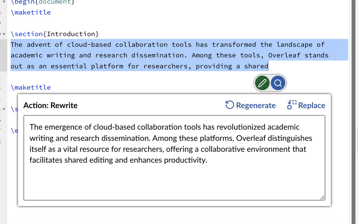 Overleaf Copilot