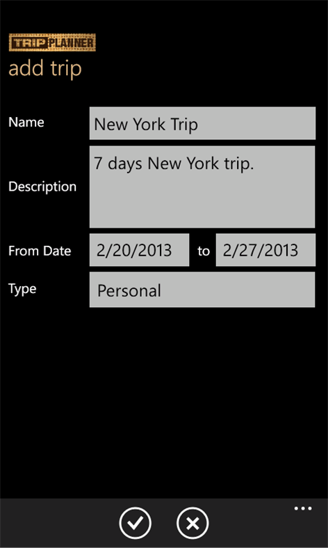 Trip Planner Screenshots 2