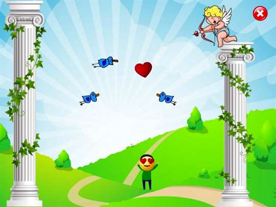 Cupid Madness : Rain of hearts screenshot 2