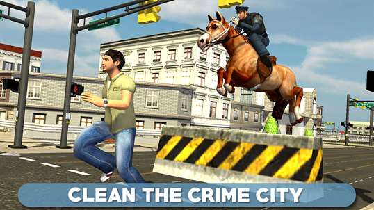 Police Horse Chase 3D - Arrest Crime Town Robbers screenshot 2