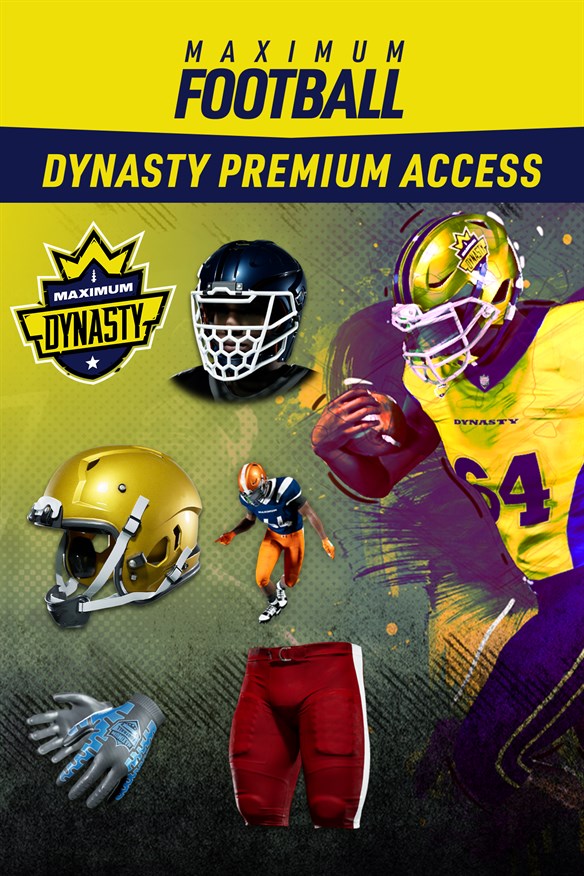 Maximum Football: Dynasty Premium Access Xbox Series X|S and Xbox One cover art