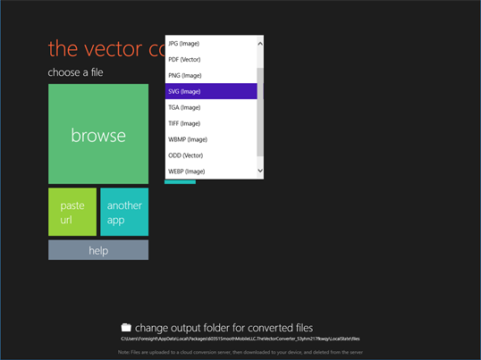 The Vector Converter screenshot 3