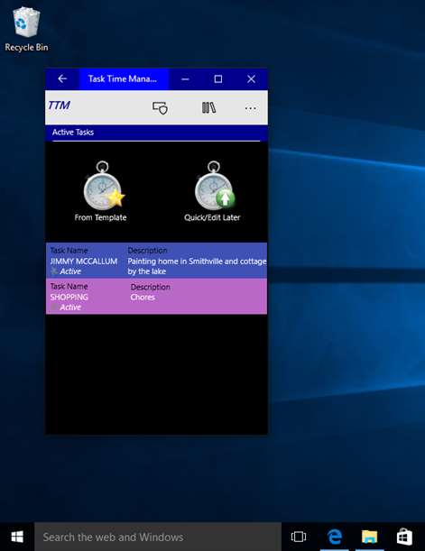 Task Time Manager Screenshots 1