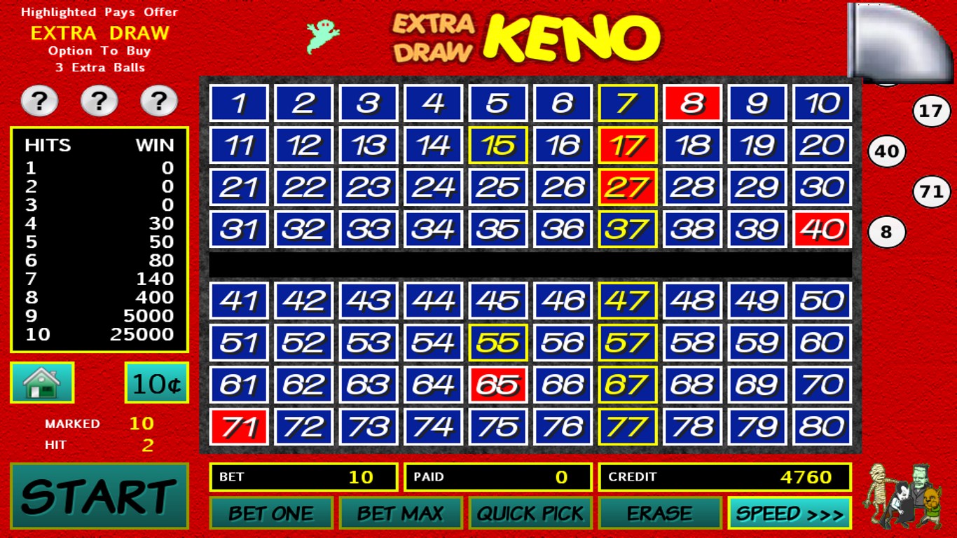 Extra Draw Keno for Windows 10