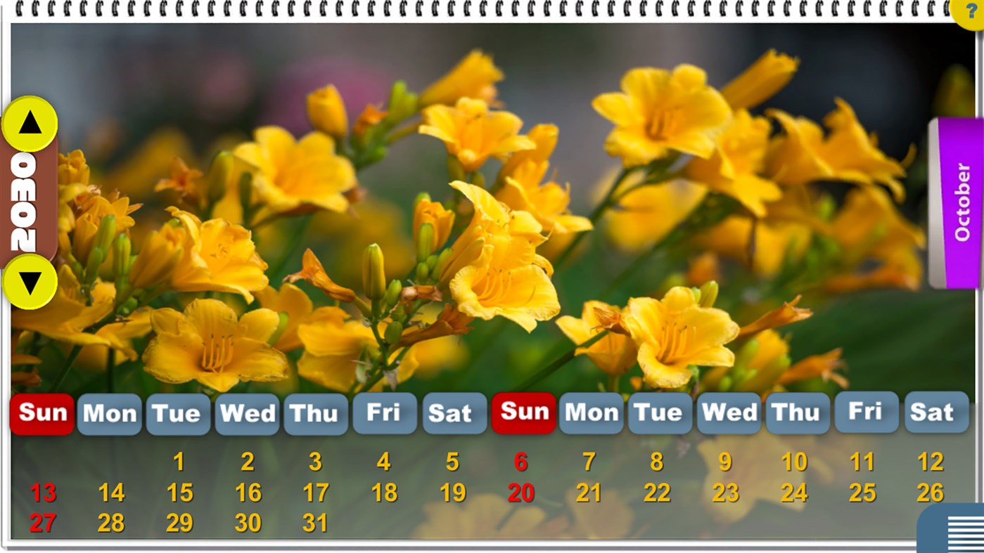 #2. Ultimate Flower Calendar [HD+] (Windows) Door: U'Technologies