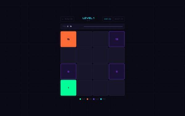 Number Link: Logic Path Puzzle — 5