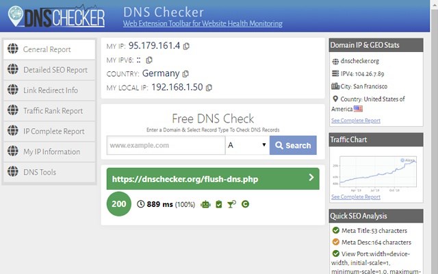 DNS Checker - SEO and Domain Analysis