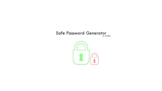 Safe Password Generator screenshot 1