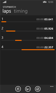 StopWatch screenshot 2