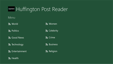 Huffington Post Reader Screenshots 1