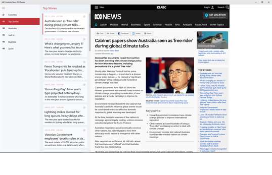 ABC Australia News RSS Reader screenshot 1