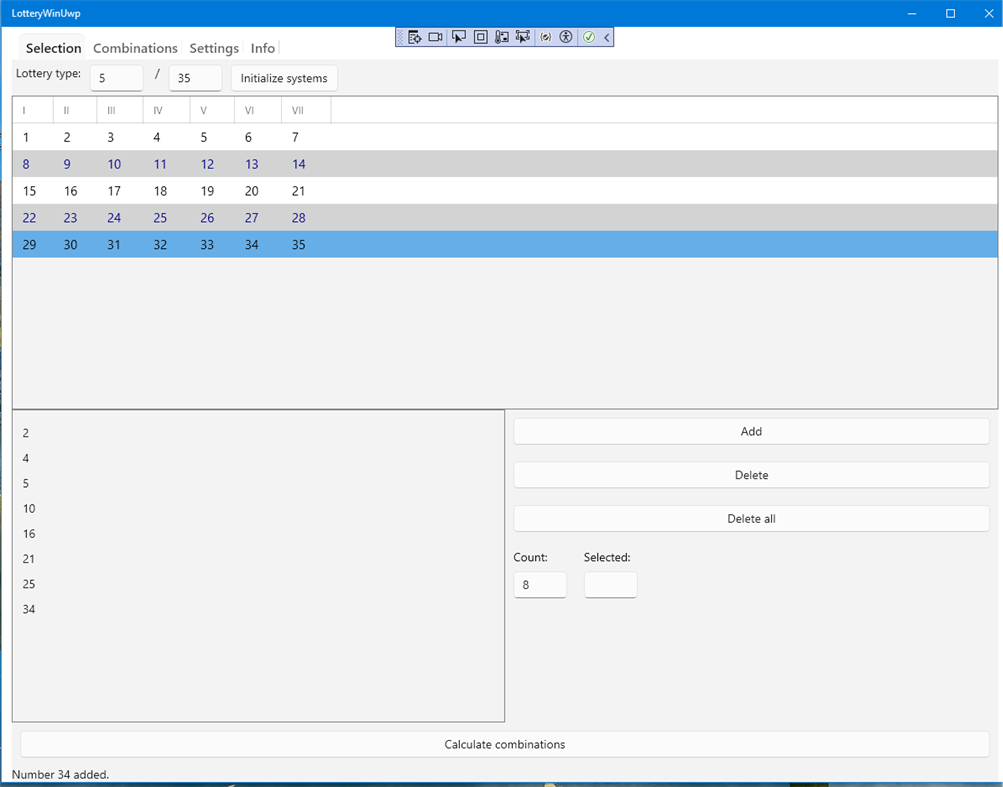 #4. LotteryWin (Windows) 来自: Ilira Mitkov