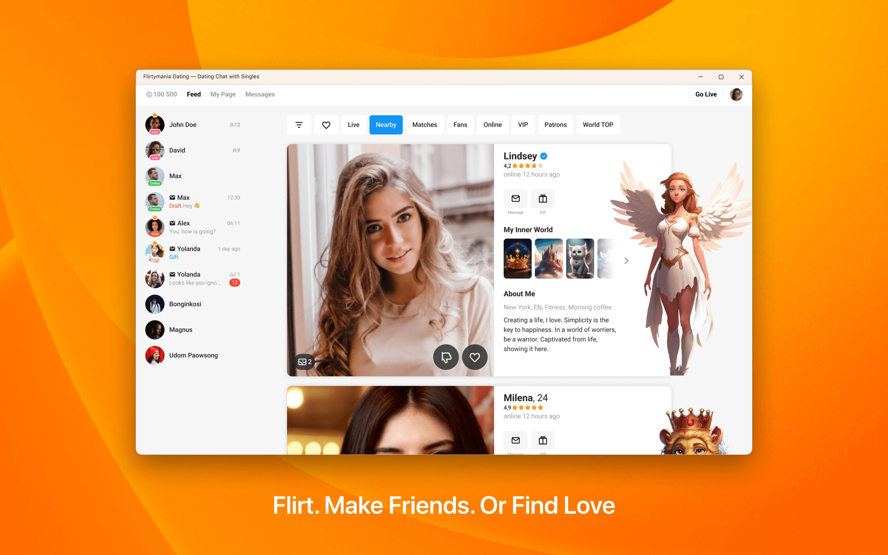 Flirtymania Live Chat & Dating - Microsoft Apps