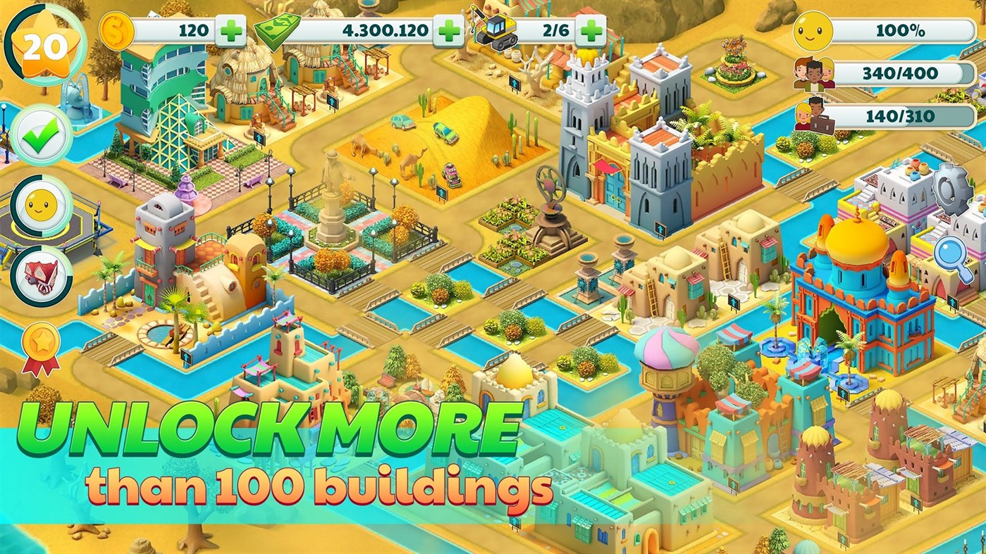 #4. Town City - Village Building Sim Paradise (Windows) Przez: Sparkling Society Games B.V.