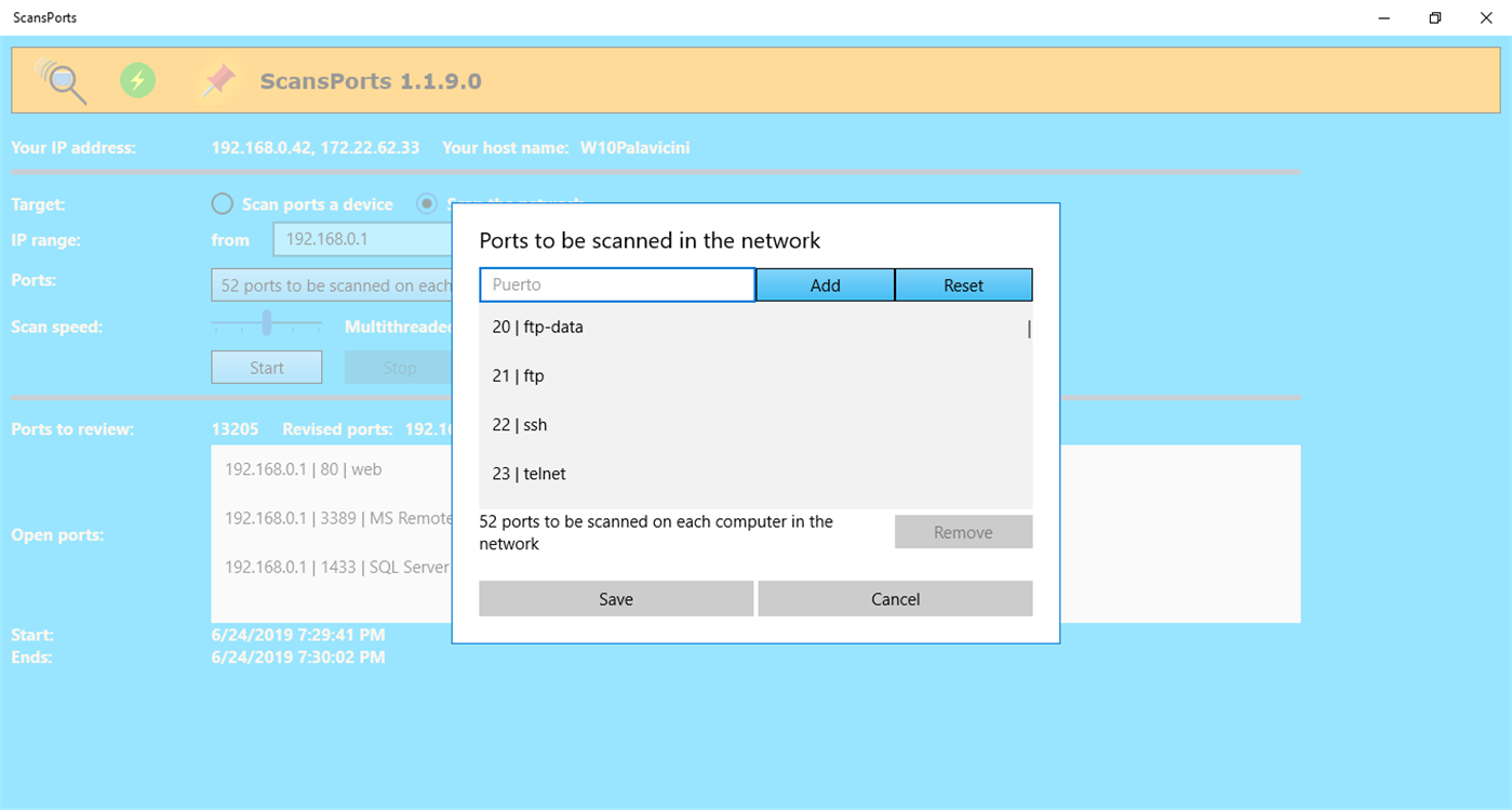 #3. ScansPorts (Windows) Tekijänä: DevelJOPH