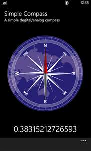 Simple Compass screenshot 1